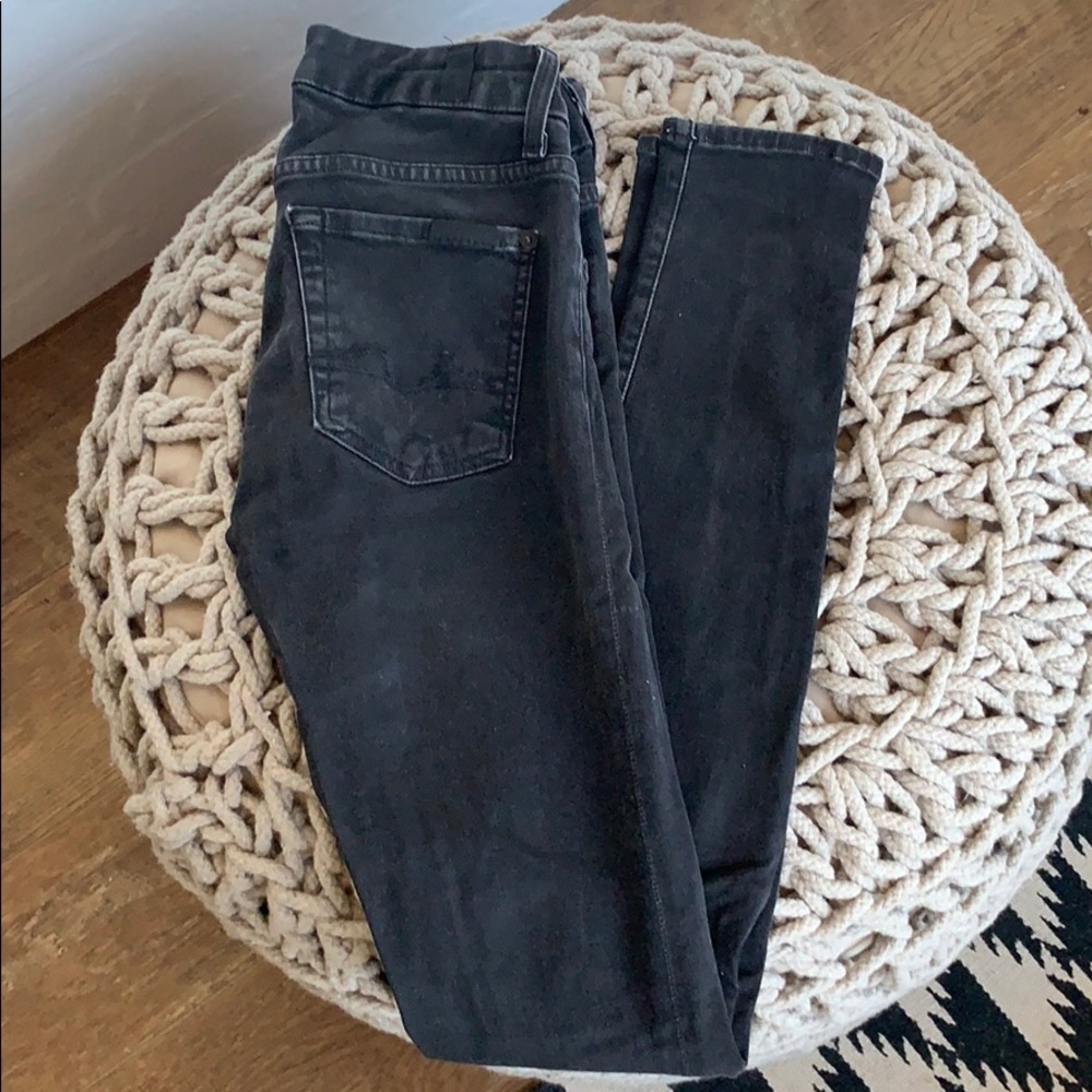 7 for All Mankind off black skinny